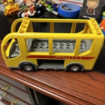 LEGO DUPLO Bus Missing Luggage Doors Yellow School 2008 - £15.52 GBP