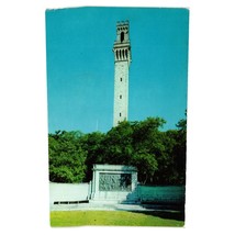 Vintage Pilgrim Memorial Monument Bas-Relief Provincetown Postcard Cape Cod MA - £7.13 GBP