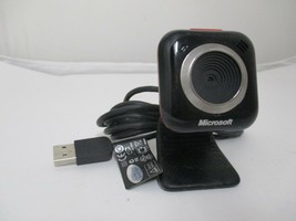 Microsoft LifeCam VX-5000 Model 1355 Webcam Web Cam w/ Mic - Black W/ Re... - $19.79