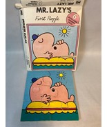 Vintage Mr. Lazy&#39;s First Puzzle Wood 1978 Hargreaves Complete with Box - £9.41 GBP