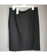Skirt 346 Brooks Brothers Size 12 Black NWT - £54.26 GBP