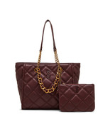 Quilted Tote With Removable Pouch - $97.02