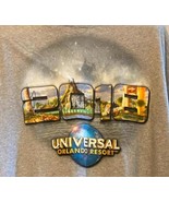 2018 Universal Studios Universal Orlando Resort Gray Short Sleeve T-Shir... - $225.99 MXN