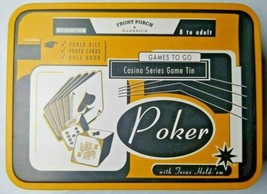 Casino Series Game Tin - Poker Front Porch Classics - Games to Go - FAST SHIP!!! - $11.86