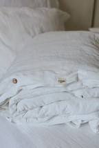 White Washed Linen Duvet Cover - £122.30 GBP+