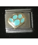 Paw Print Wholesale Italian Charm Enamel Link 9MM K18 Style TU - £11.98 GBP