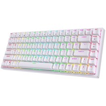 Rk84 Rgb 75% Triple Mode Bt5.0/2.4G/Usb-C Hot Swappable Mechanical Keyboard, 84  - £79.66 GBP