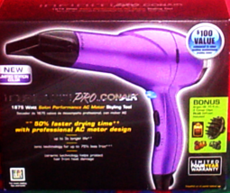 $100 Value New Limited Edition INFINITI-PRO By Conair 1875 Watt Salon Performanc - $47.99