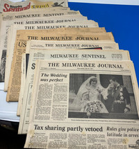 Lot of 6 Milwaukee Journal Newspapers+1 Milwaukee Sentinel, Elvis, Iran ... - $26.96