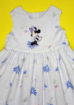 Vintage Minnie Mouse The Disney Store Sleeveless Dress Girls 4 5 Embroid... - $34.64