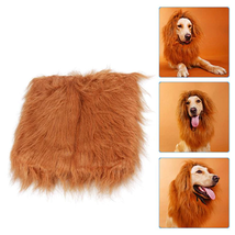 Lion King Pet Cosplay Costume: Winter Warm Wig For Cats And Dogs - £14.47 GBP