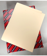 Smead 24110 End Tab Fastener Folder Straight-Cut Tab Letter Sz Manila/10... - $190.74 MXN