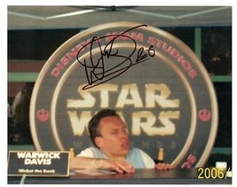 Warrick Davis Autographed 8x10 Photo Signed Star Wars Willow - $81.26