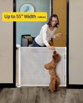 Dearlomum Retractable Baby/Pets/Safety Gate-33&quot; Tall &amp; up to 55&quot; Wide, Brand New - $34.95