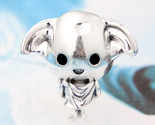 925 Sterling Silver HP Dobby the House Elf Charm with Black and White En... - £13.98 GBP