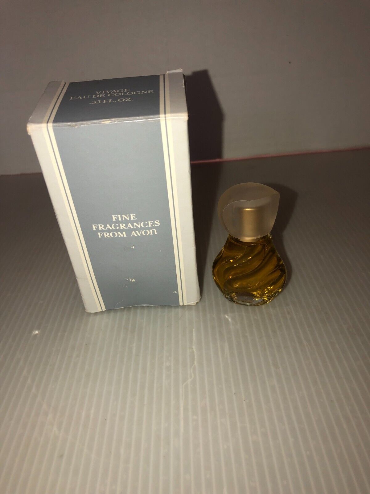 1984 Avon Vivage Eau De Cologne-Louis Feraud Paris .33 Ounce Full IOB - $6.95