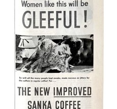 Sanka Coffee New Improved 1948 Advertisement Caffeine Beverage DWHH6 - £23.59 GBP