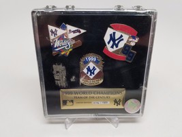 1999 World Champions Team of the Century Limited Edition Yankees Pin Set /1999 - £23.64 GBP