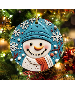 3D Effect Christmas Snowman Ornaments - $10.99