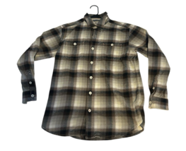 Tommy Bahama Relax Mens S/P Brown Fauntleroy Flannel Long Sleeve Button ... - €20,48 EUR