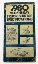 1980 Ford Med/Heavy Truck Service Specifications Book Vintage Booklet - $13.82