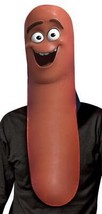 Frank Mask Adult Sausage Party Animated Weiner Halloween Funny Unique GC... - $38.99