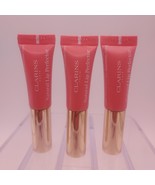 LOT OF 3 Clarins Natural Lip Perfector Travel Size 05 CANDY SHIMMER - $308.45 MXN