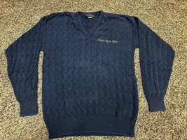 University of Toledo V-Neck Pullover Sweater - Andrew Rohan Men&#39;s Blue S... - £12.67 GBP
