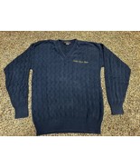 University of Toledo V-Neck Pullover Sweater - Andrew Rohan Men&#39;s Blue S... - £12.51 GBP