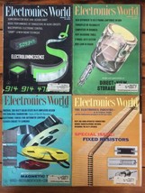 Vintage Lot 10 1965 Electronics World Magazine Computer Sci-Fi Radio Atomic Era - £98.36 GBP