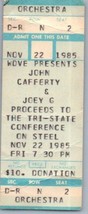 Vintage John Cafferty Concert Ticket Stub November 22 1985 Pittsburgh PA - £19.56 GBP