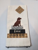 Kay Dee Designs Unconditional Love Spoken Here Cotton Kitchen Tea Towel NEW - £11.91 GBP