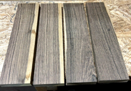 Four (4) Pieces Beautiful Kiln Dried S2S Bocote Lumber Wood ~12&quot; X 3&quot; X 3/4&quot; Qt - £23.85 GBP