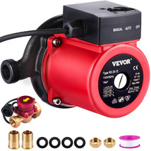 VEVOR NPT 1in Hot Water Circulation Pump 245W 3-Speed Domestic Pump Cast... - $100.99