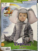 Infant Elephant Costume Infant 0-6 Month 2 Piece Set Noahs Ark Collection - £15.53 GBP