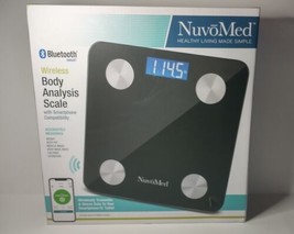 NuvoMed Bluetooth Wireless Body Analysis Scale With Smartphone Compatibi... - £10.17 GBP