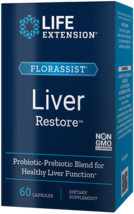 Florassist Liver Restore Gut Bacteria Liver Enzyme 60 Capsule Life Extension - £25.91 GBP
