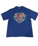 Vintage Los Angeles Dodgers MLB Logo 7 T-Shirt Single Stitch Made In USA XL - £75.54 GBP