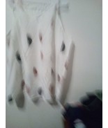 Womans Unbranded White W/ Colorful Feathers Tank Top Sz 4XL 9029ARE - $22.13 CAD
