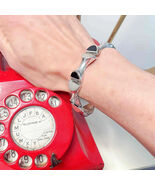 Geometric 1970s Modernist Onyx Silver Unisex BRACELET OffEr! - $9,810.42 MXN