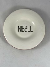 Pottery Barn 5&quot; Nibble Plate - Red and White - Appetizer Plate Cute Farmhouse - £6.07 GBP
