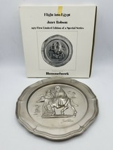 Goebel Hummel 1974 First Edition metal plate &quot;Flight Into Egypt&quot; Janet R... - $10.84