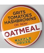 Waffle House button &quot; now Oatmeal&quot; measuring ca. 2 1/4&quot; - $94.84 MXN