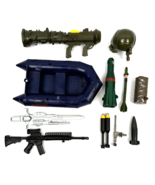 Vintage GI Joe Lot Weapons Raft Helmet Accessories Cobra Arah - €28,11 EUR