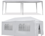 10&#39; X 20&#39; Durable Canopy Party Wedding Tent With 6 Walls Gazebo Garden B... - £121.91 GBP