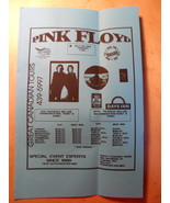 PINK FLOYD Flyer Great Canadian Rock Tours Original 1994 Phil Collins Ru... - $8.77