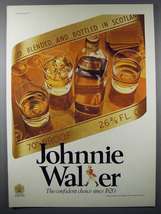 1977 Johnnie Walker Red Scotch Ad - Confident Choice - £14.78 GBP
