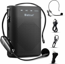 Loud Bluetooth Pa Speaker With Wired Mic Headset For Teaching, Coach, - $42.93