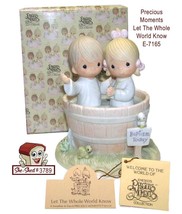 Precious Moments Let The Whole World Know E-7165 Vintage 1981 Enesco - £19.89 GBP