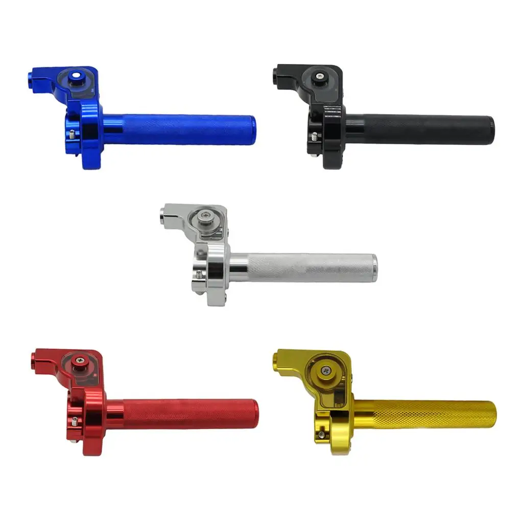 Aluminum CNC 7/8&#39;&#39; Throttle Twist Grips Handlebar  for CRF  Motorcycle Scooter - £26.06 GBP